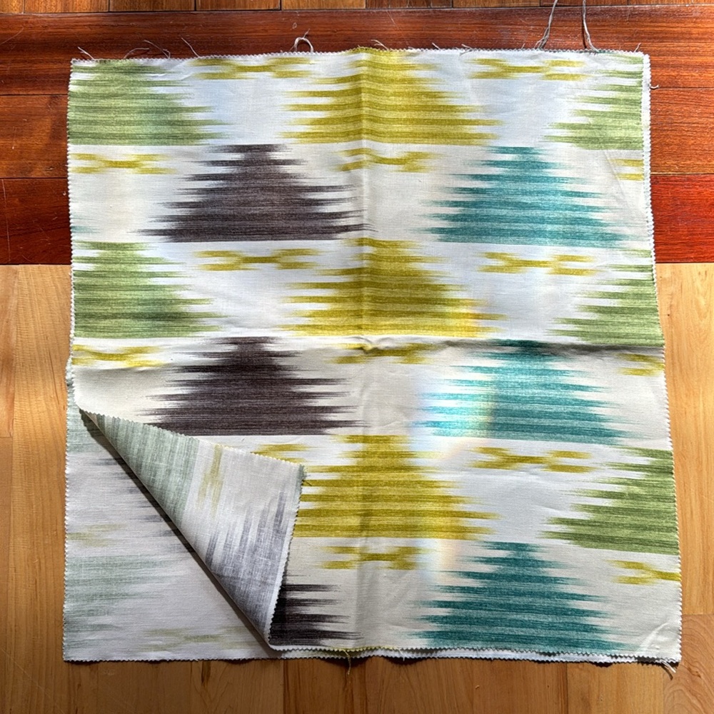 Upholstery fabric squares - 2 matching